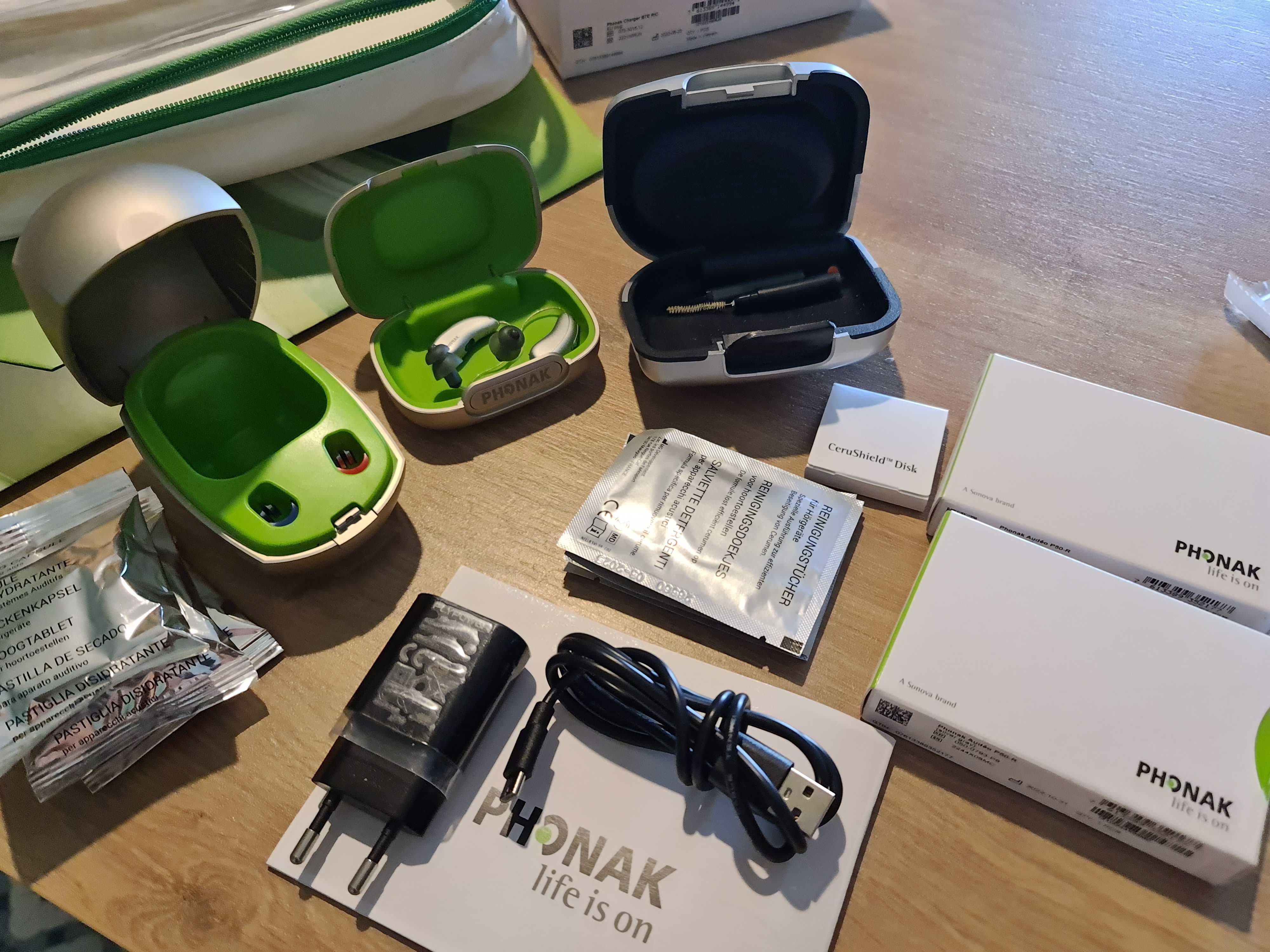 Aparaty słuchowe Phonak Audéo P50-R – para (lewy + prawy) JAK NOWE
