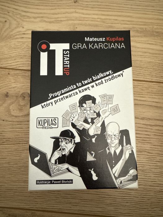 Gra karciana IT Startup – kompletna, bardzo dobry stan