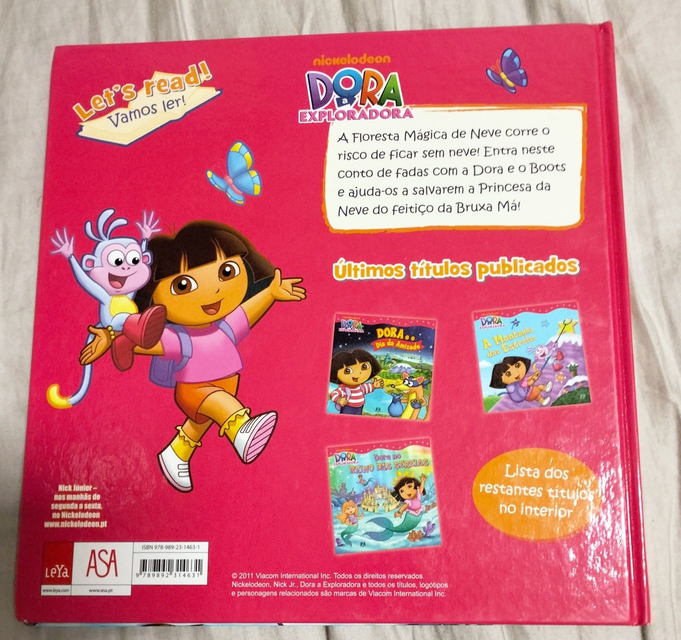 Livro infantil - Dora e a Princesa da Neve