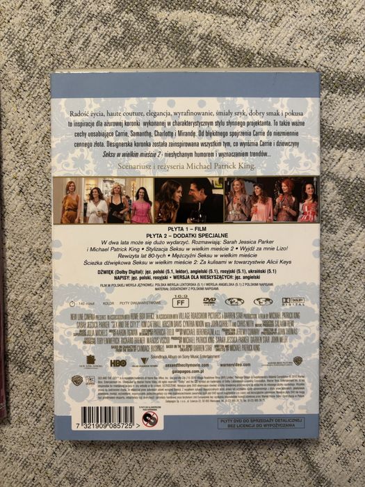 Seks w wielkim miescie - 2 x DVD