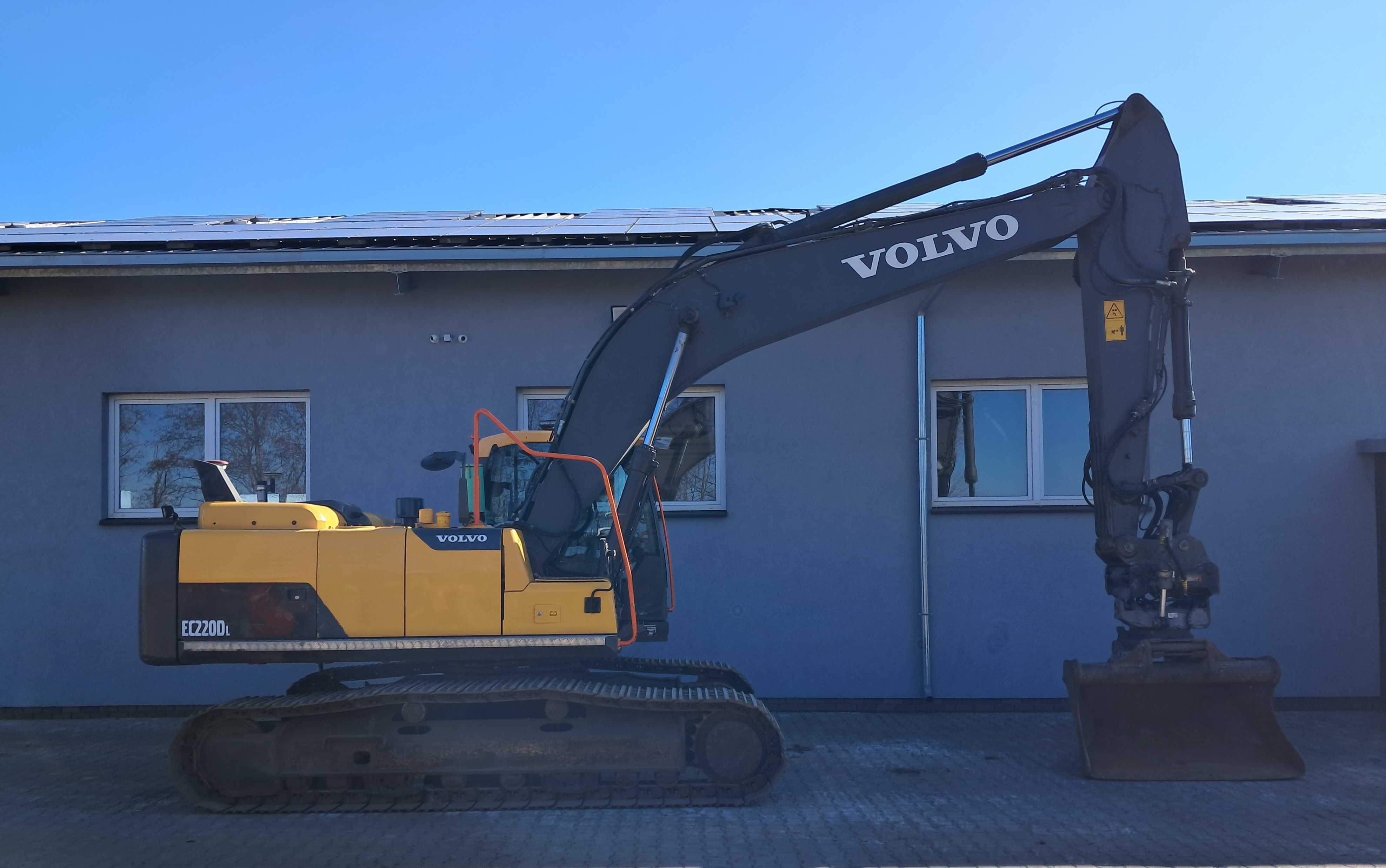 VOLVO EC220DL Rototilt Indexator OILQUICK GPS 3D Leica Niwelacja Teren