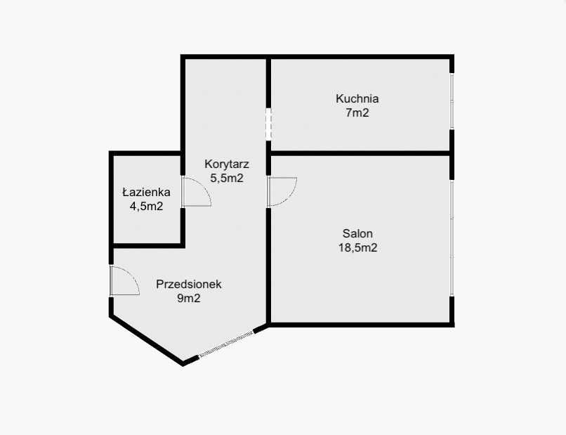 Kawalerka 45m2 przy terenach zielonych nad rzeką