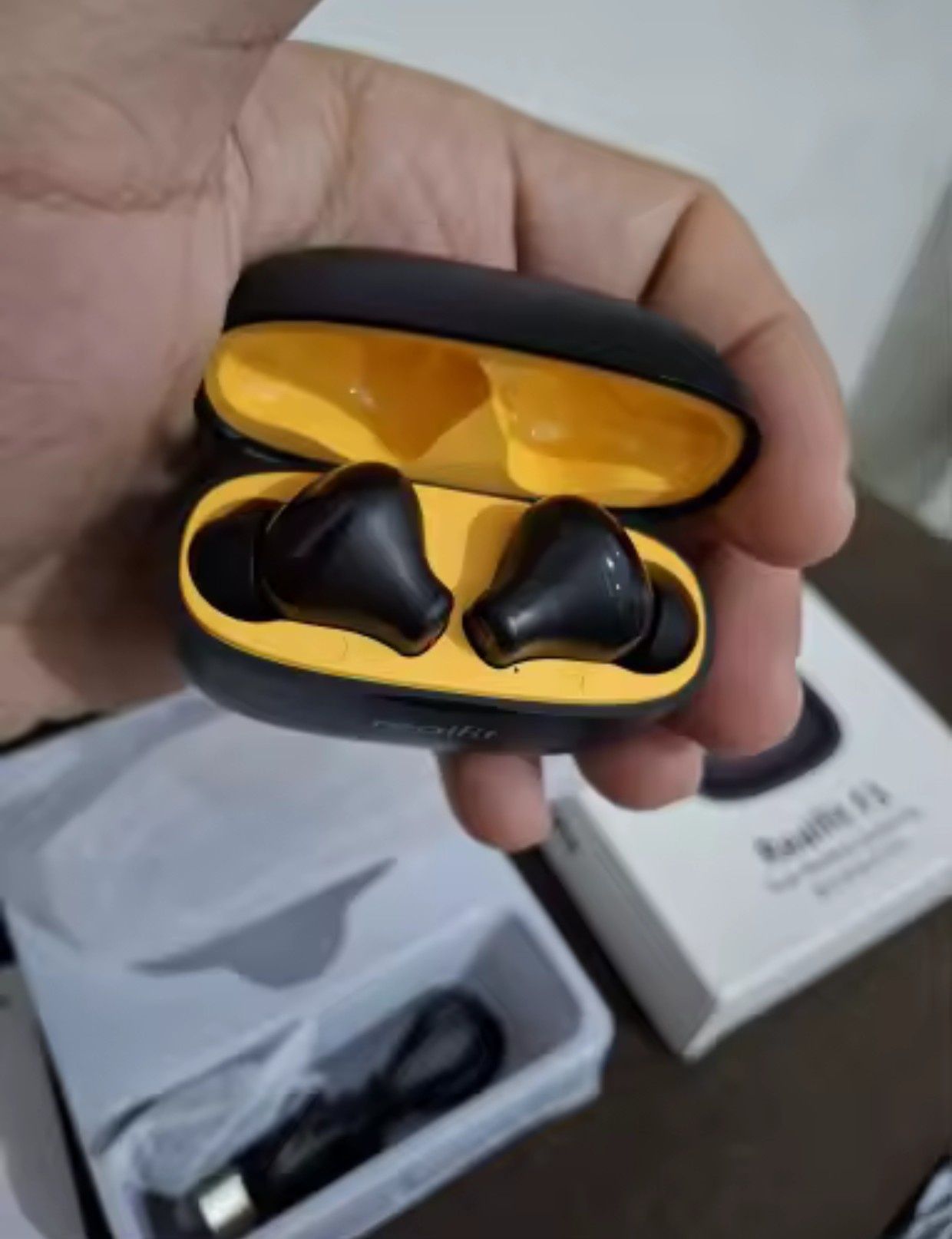 RealFitt F3 Bluetooth V5.4 ANC+ENC [Czarne]