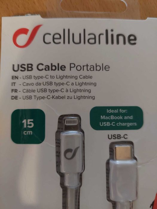 Cabo USB C- Lightning