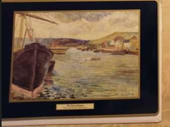 French Impressionist Paintings - 3 Vintage Parte de tras de cortica
