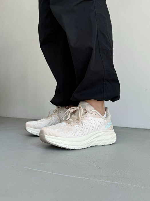 Кросівки Hoka Clifton 8 Beige premium