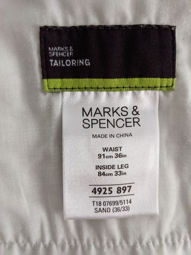 Штани, брюки, льон, Marks & Spencer (М&S), Англія, L