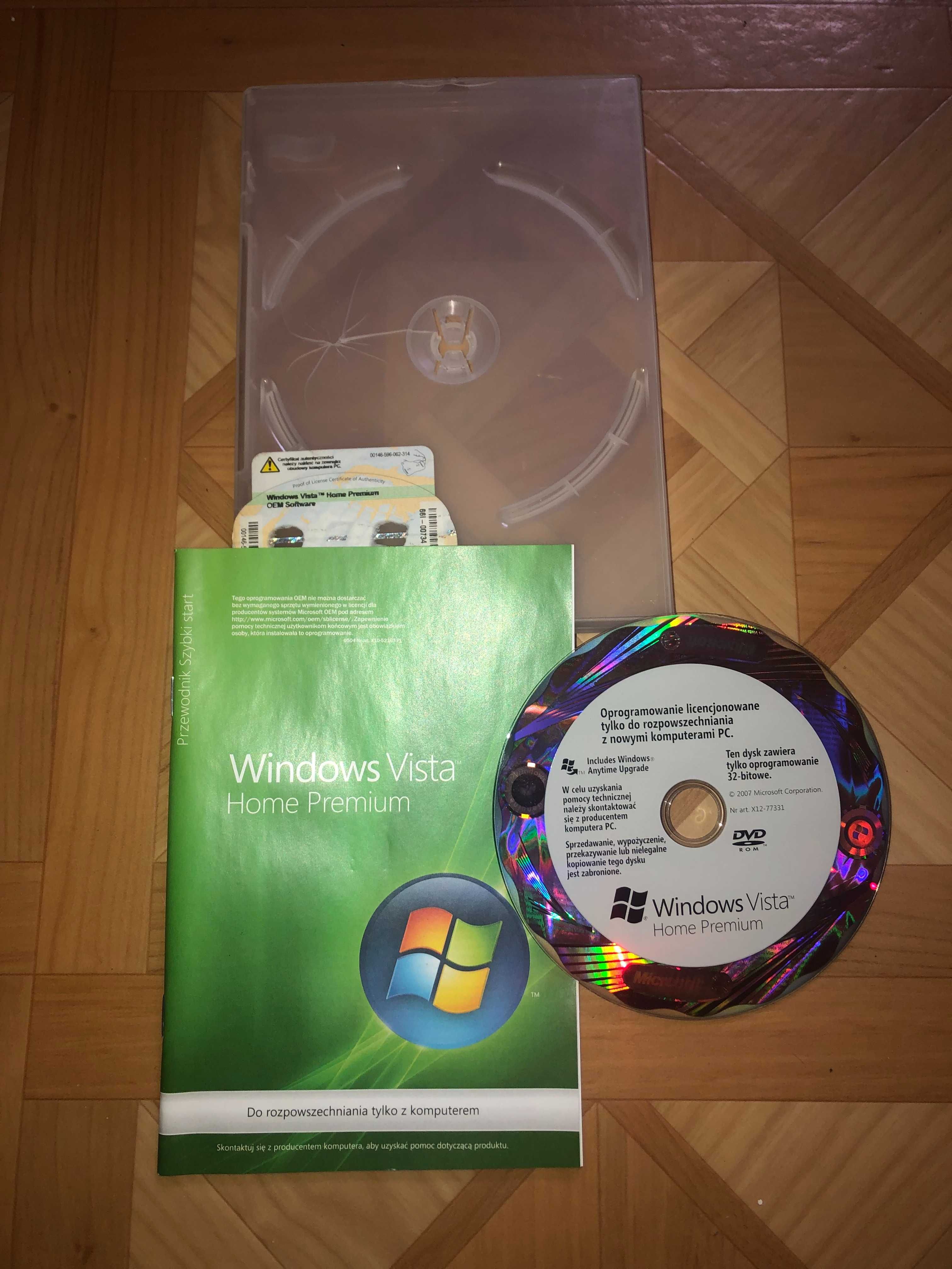 Windows Vista Home Premium 32 BIT PL
