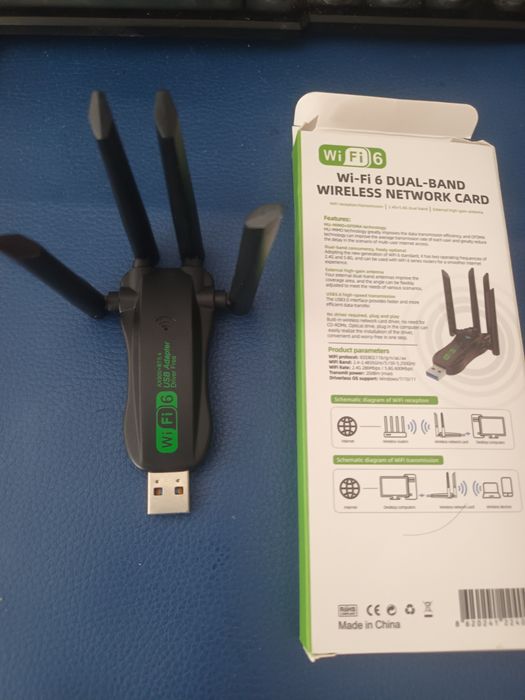 Adaptador USB WiFi + Bluetooth