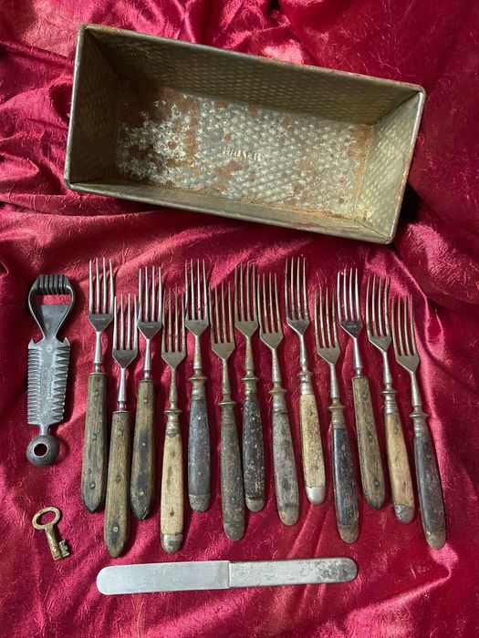 Utensílios de cozinha antigos vintage 2