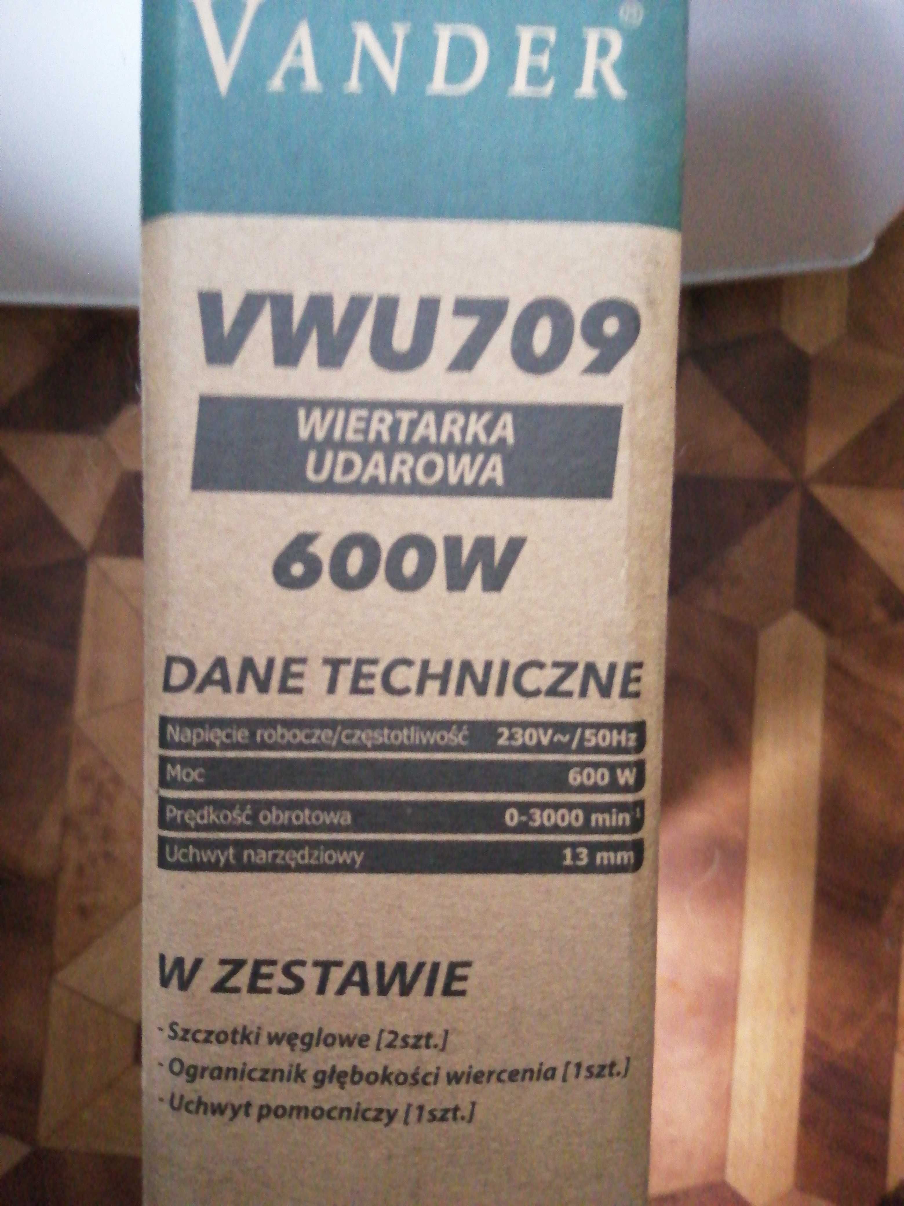 Wiertarka udarowa Vander vwu709 wiercenie wiercić