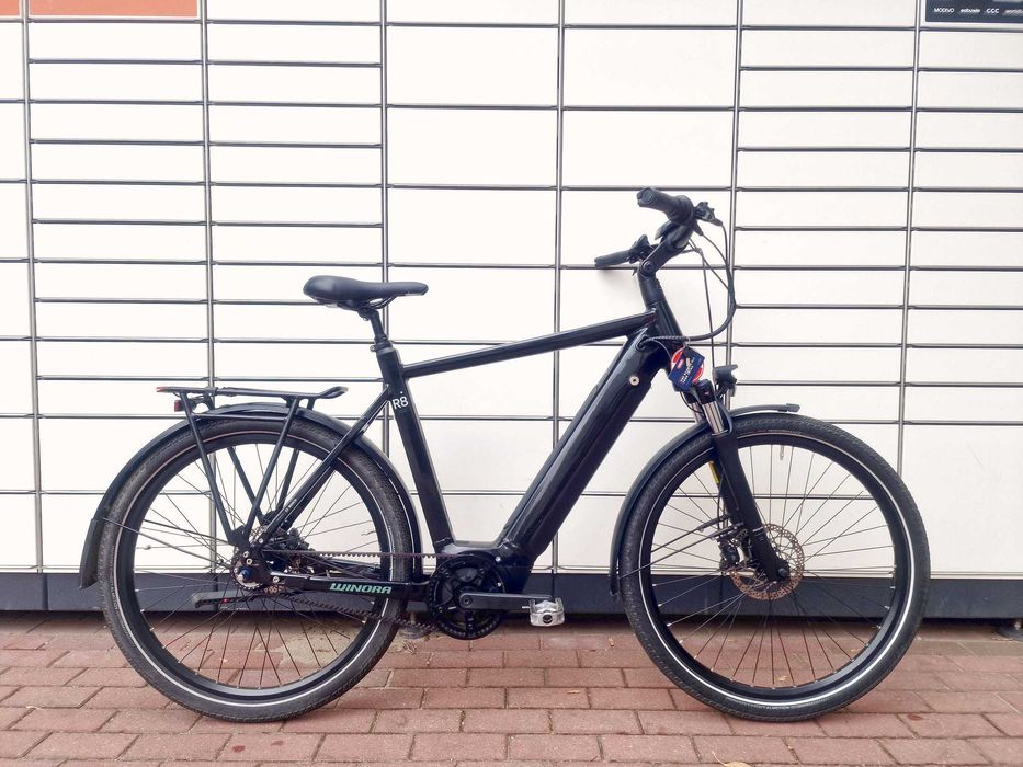 FV23% Rower elektryczny WINORA Sinus 60 cm - BOSCH 625Wh - pasek Gates