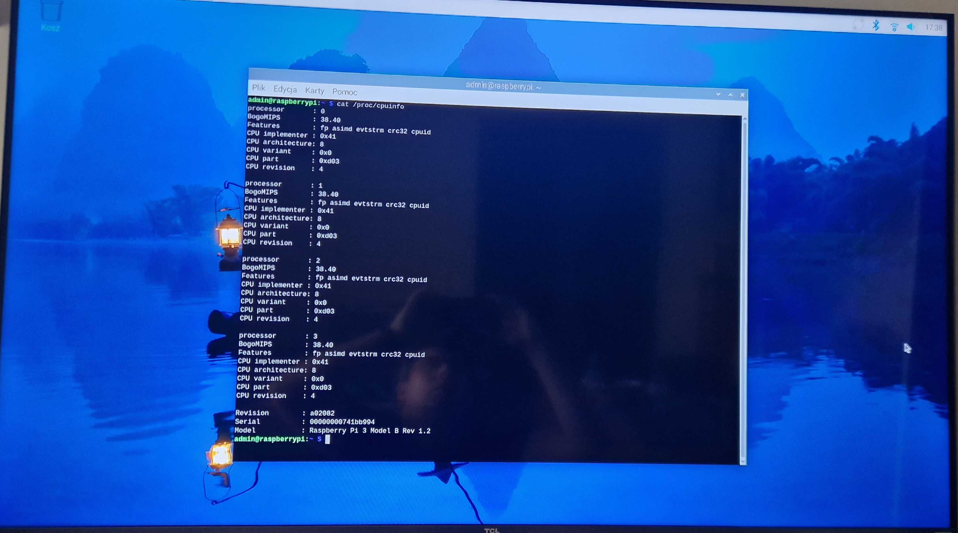Raspberry Pi Model: B V1.2 / Obudowa / Karta 32GB