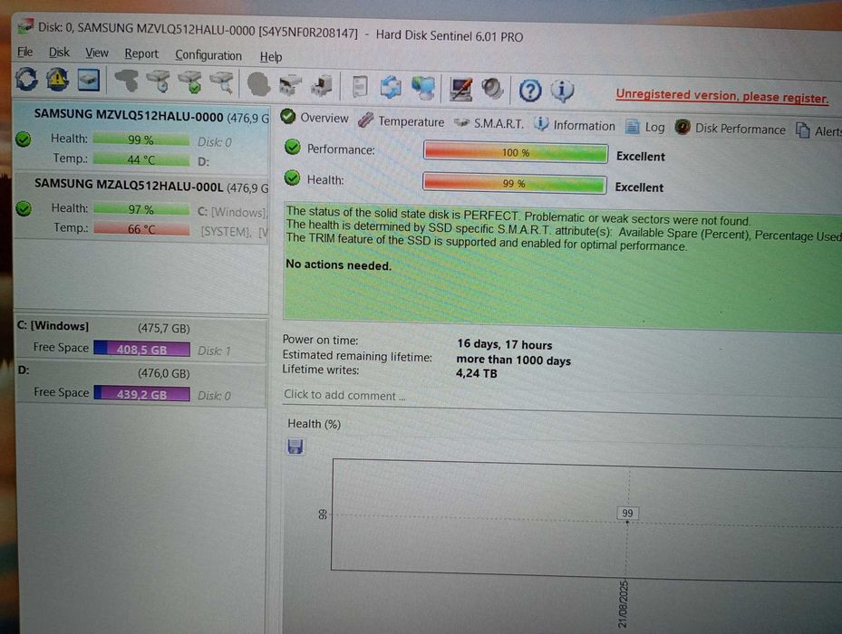 Discos SSD nvme e Sata de 512gb e 256gb