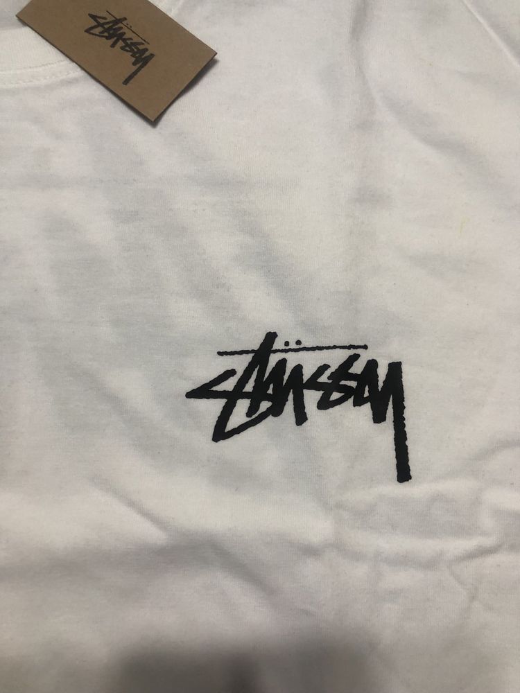 Koszulka biała stussy