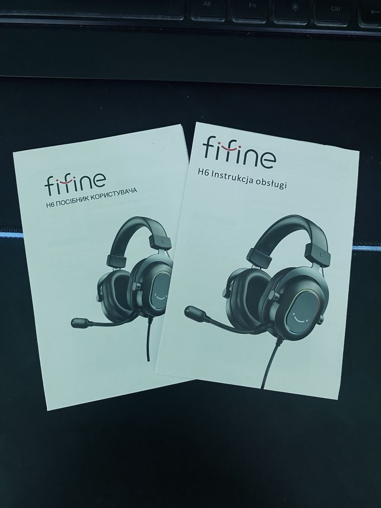 Ігрові провідні навушники Fifine H6