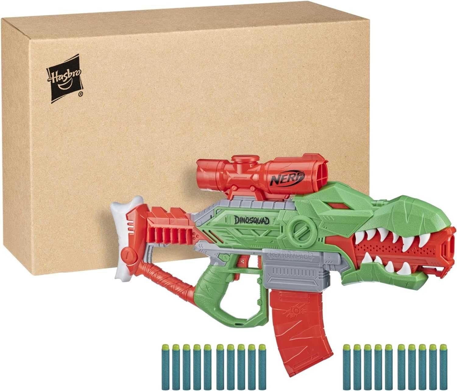 NERF DinoSquad Rex-Rampage Motorized Бластер Тиранозавр Рекс