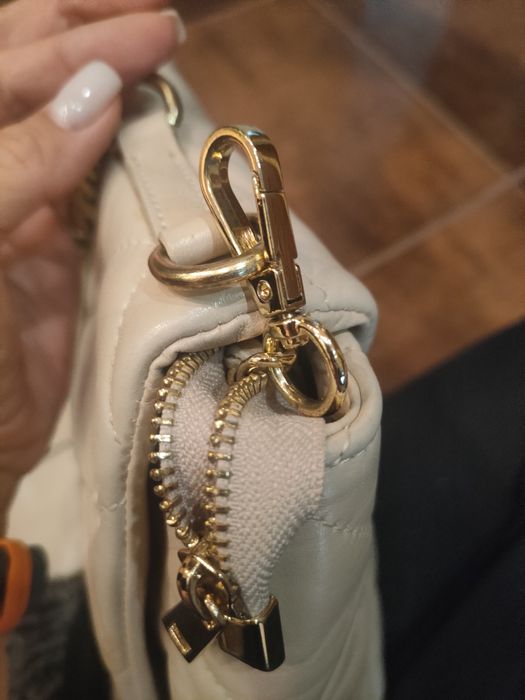 Torebka skóra naturalna Massimo Conti