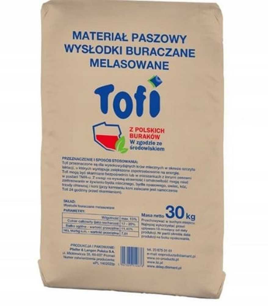 Wysłodki melasowane TOFI worki 30kg- paleta