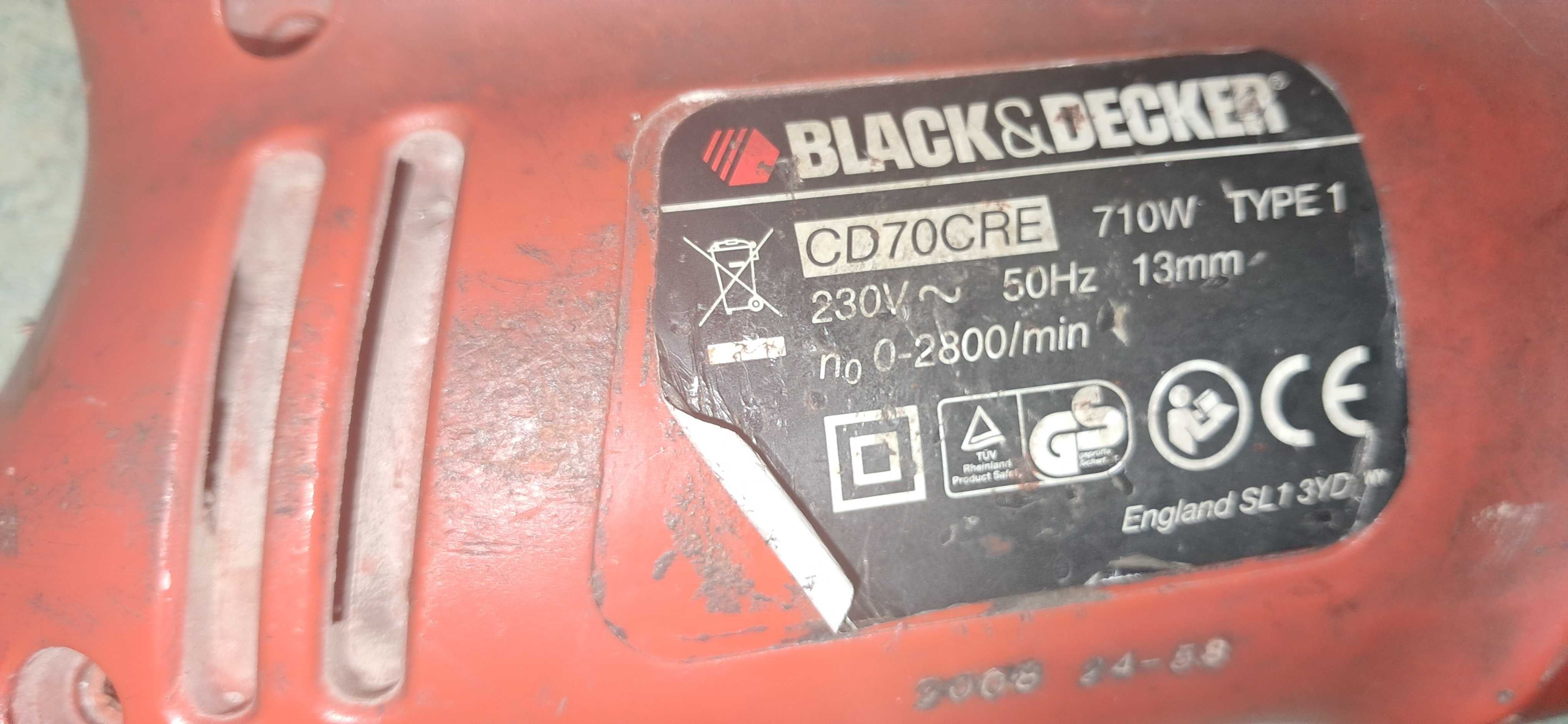 Stojan do wiertarki Black&Decker CD70CRE 710 W plus włącznik i obudowa