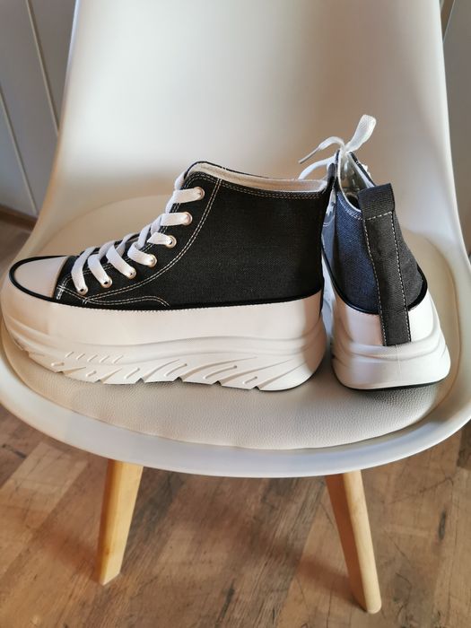 Buty trampki wysokie damskie