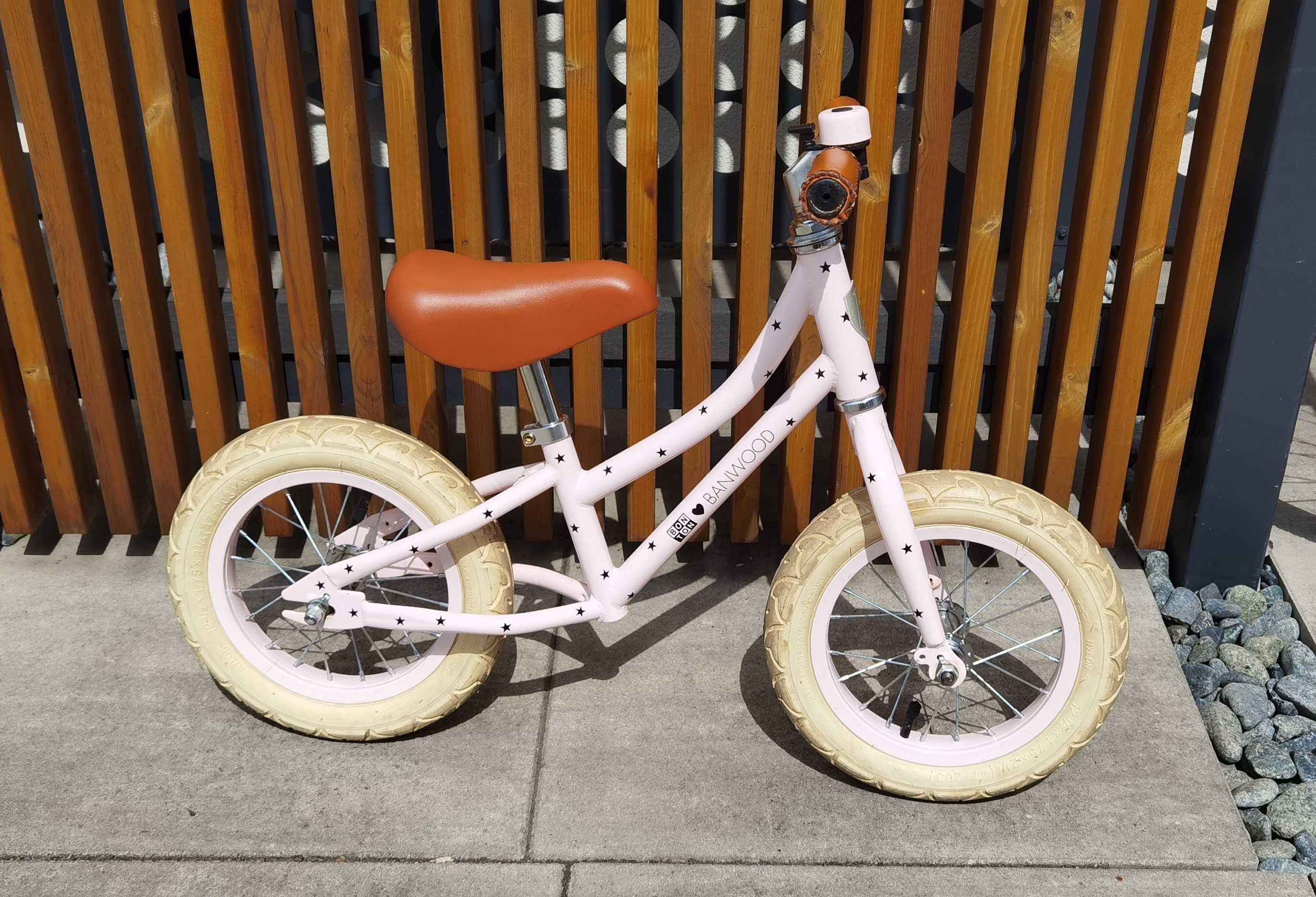 Rowerek dziecięcy biegówka BanWood 12" różowy