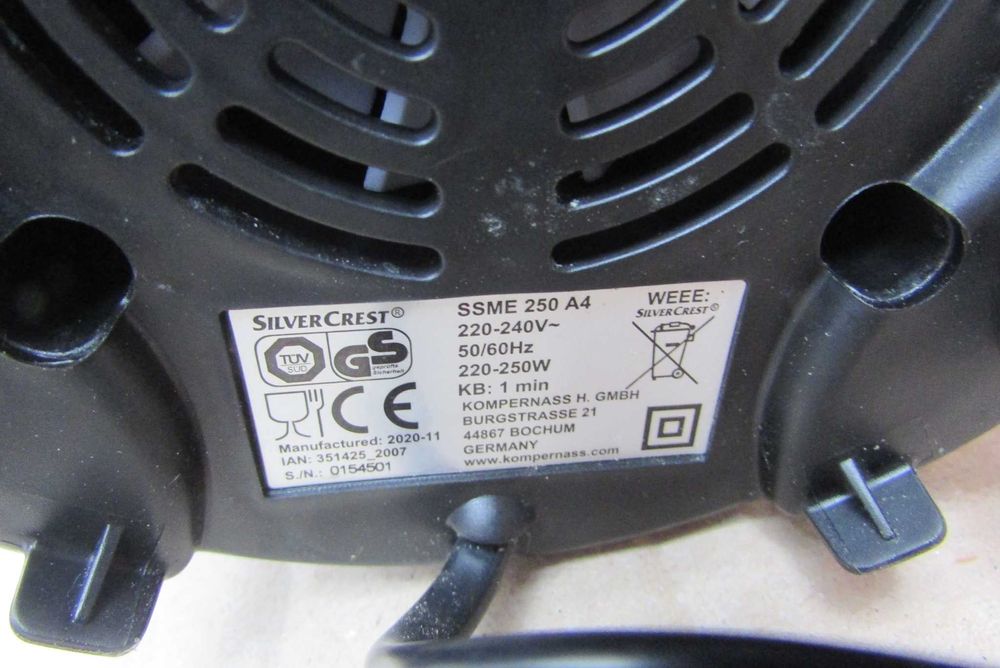 Фітнес-блендер, Блендер для смузі Silvercrest SSME 250 A4