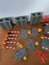 Lego duplo oryginalne klocki tory most skrzyżowanie rozjazdy