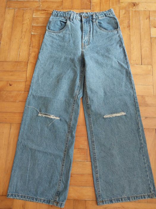 Spodnie dziewczęce ZESTAW 3 SZTUK rozmiar 152