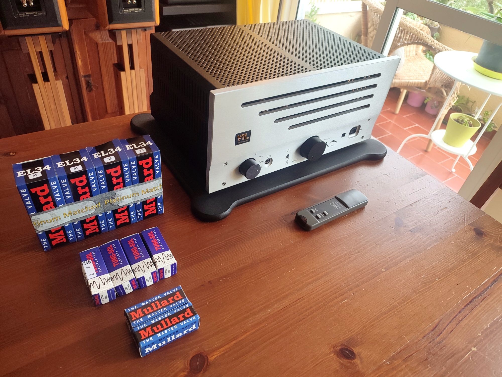 VTL IT-85 Amplificador Hi-Fi Válvulas Mullard C/Novo!