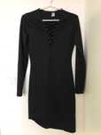 Асиметричне чорне плаття H&M Asymmetrical Black Dress