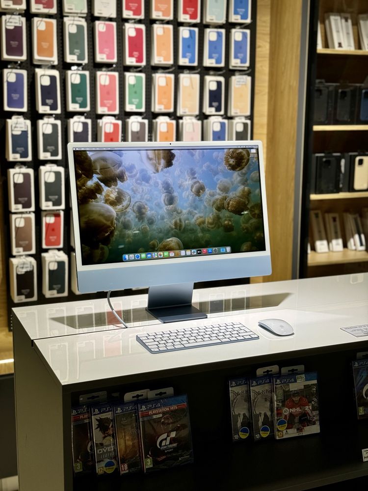 OPEN BOX! iMac 24" 2020 M1 8/256Gb Blue (949$) Доставка/Рассрочка