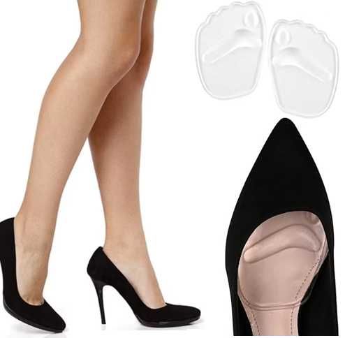 Wkładki do butów na obcasie szpilek na obtarcia silikonowe wielorazowe