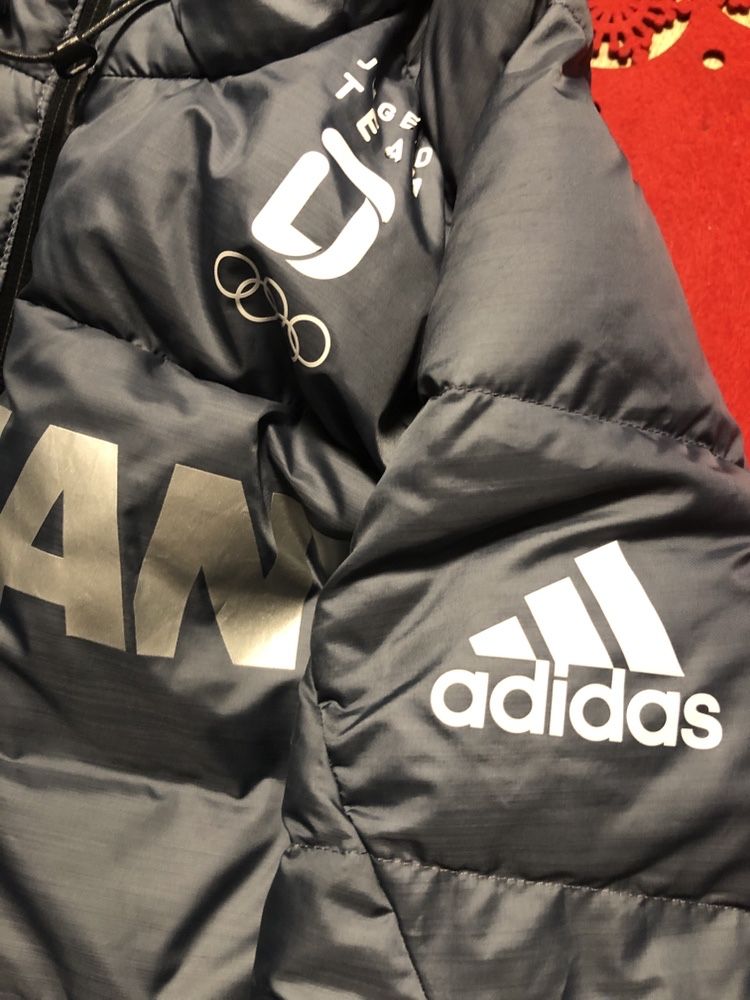 Kurtka Olimpijska Niemcy Puchowa Adidas M Zimowa damska