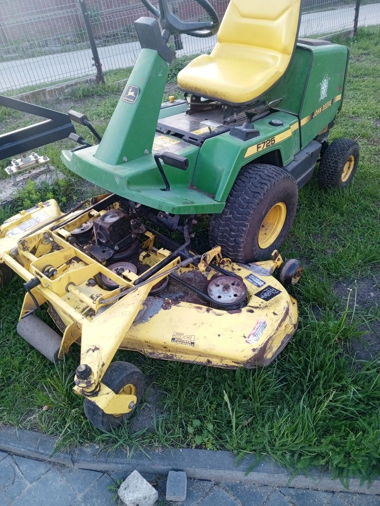 John Deere F725 traktorek kosiarka raider 3noze kawasaki 20km mulczer