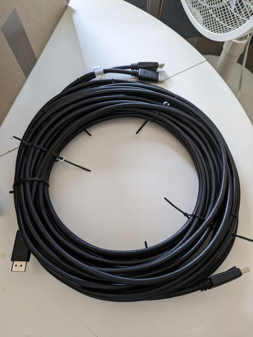 2x kabel display port 10 m