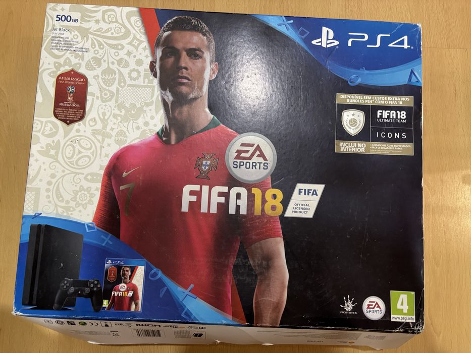 PS4 com caixa original + Comando