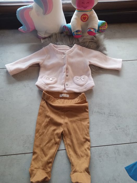 Zestaw mix paka ubrań dziewczynka rozmiar 62cm
