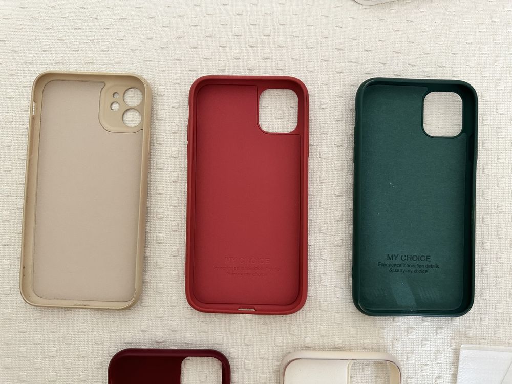 Capas + pelicula de vidro IPhone 11 (conjunto)