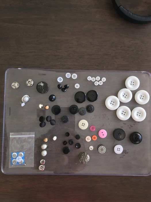 Vários botões diferentes cores