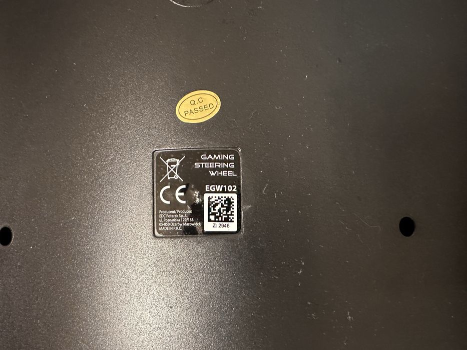 Ігрове кермо Esperanza Nitro EGW102 з педалями та коробкою передач