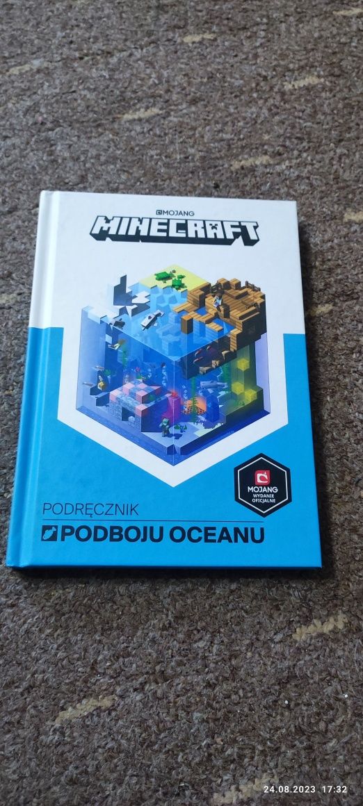 Książka Minecraft podręcznik Podboju Oceanu