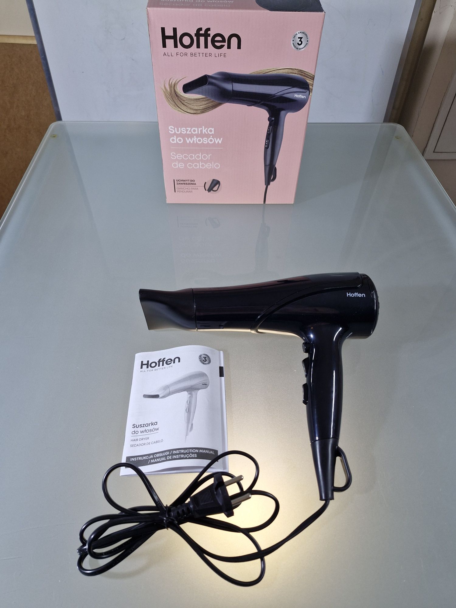 Wielofunkcyjna Suszarka do Włosów z Dyfuzorem 2200 W