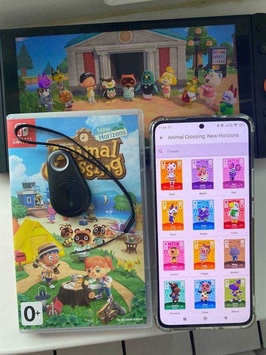 Брелок Amibo. Animal Crossing (AmiboLink для Nintendo Switch 1/2)