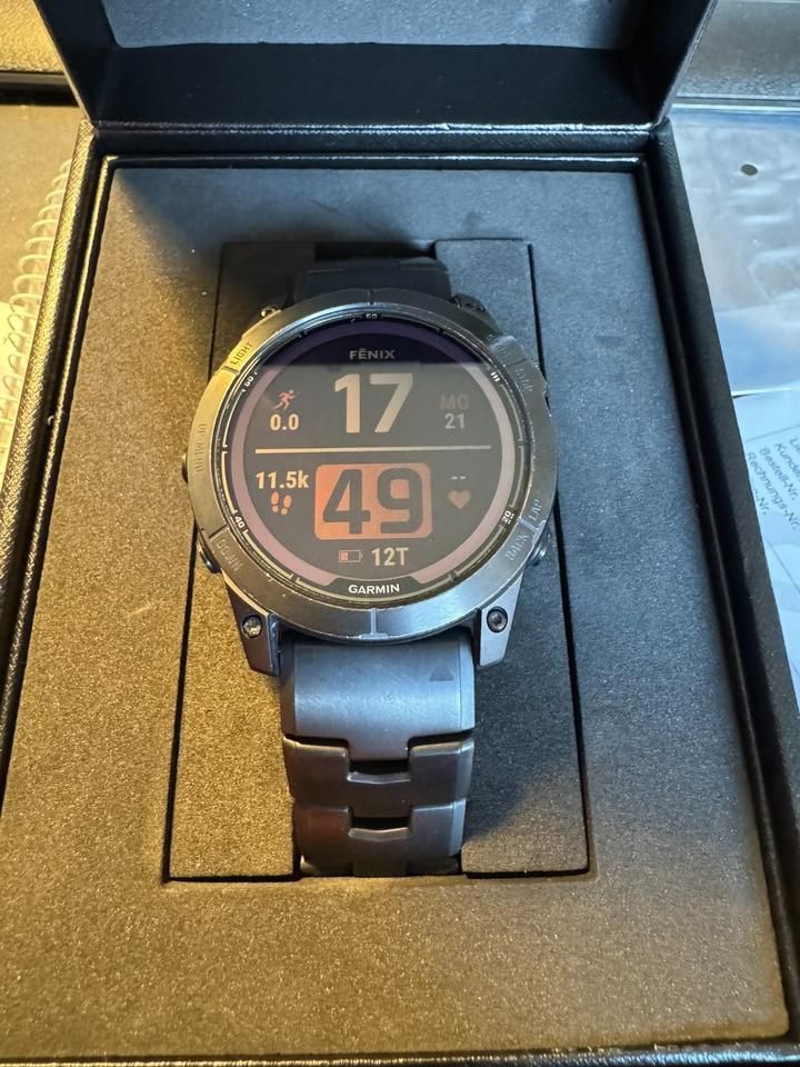 Garmin Fenix 7X Sapphire Solar PRO 51 mm Titane