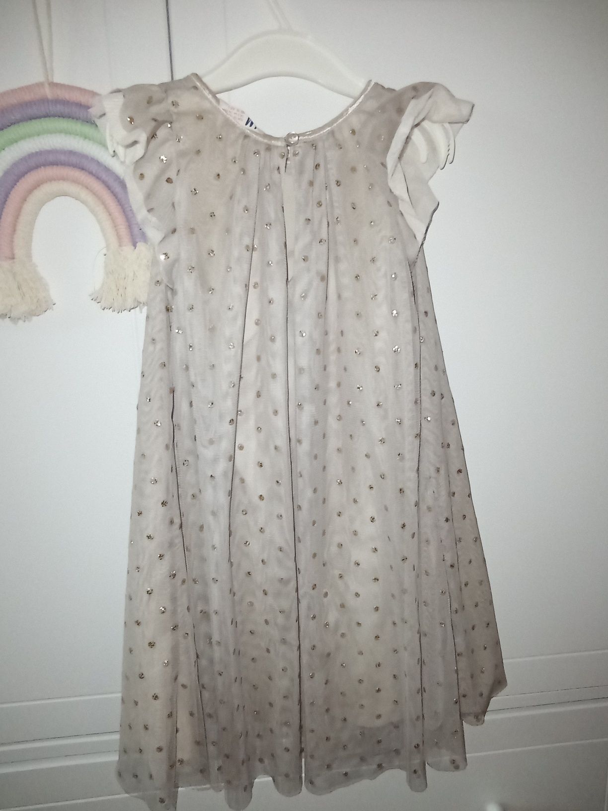 Sukienka H&M złota święta 116