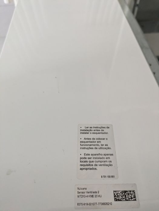 Esquentador Vulcano inteligente