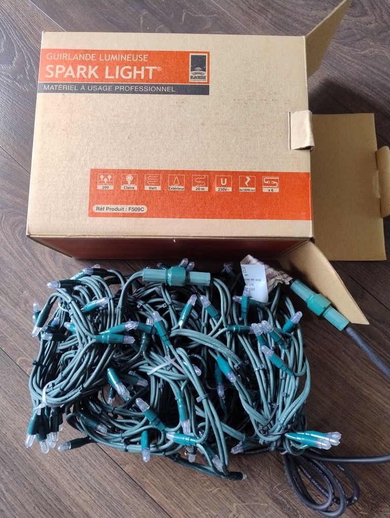 Lampki choinkowe  zewnętrzne 200sztuk