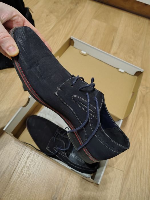 Buty eleganckie matowe czarne