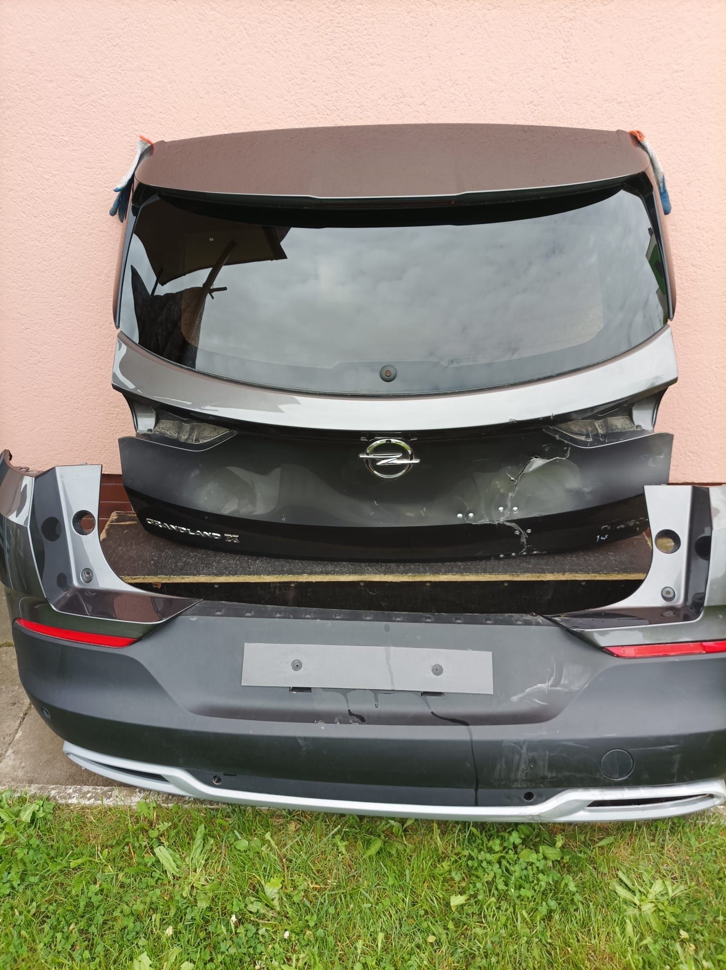 Klapa tylna bagażnika i zderzak (kpl.) Opel Grandland X